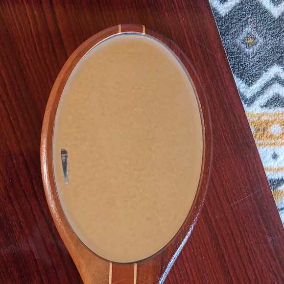 Vintage Wooden hand mirror - Picture 3 of 4